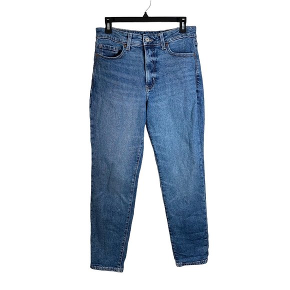 Old Navy High Rise O.G. Straight Leg  Jean Size 8 Blue Denim - Picture 1 of 2